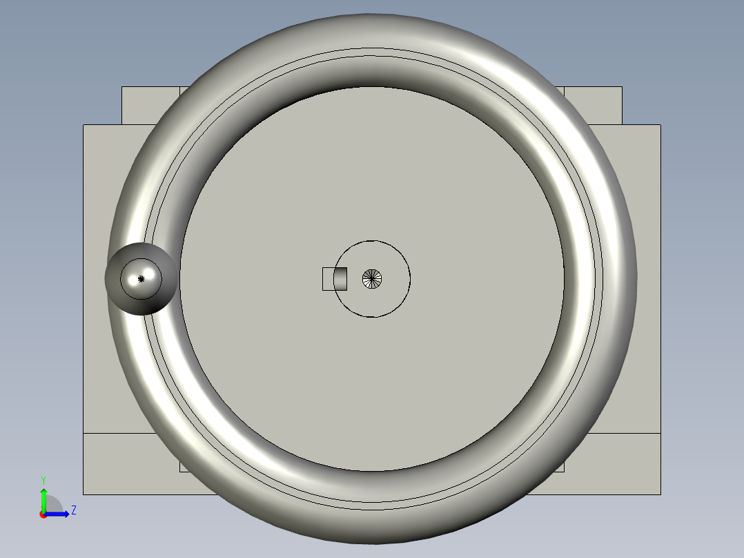 托轮高度调节装置左视图
