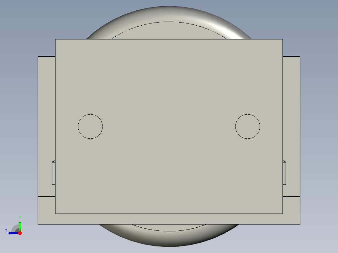 托轮高度调节装置右视图