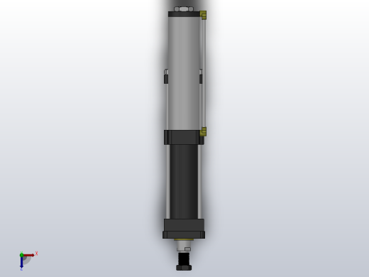 MPT-8T系列标准型[MPT-80-150-5-8T-M2-S2-0°]气压增压缸俯视缩略图