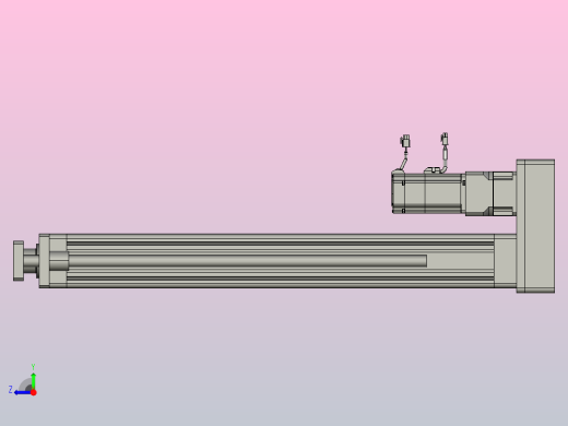 轻载电动缸TPA-ESR100-3210C-L700-MR-QDX-W-P75-JX-C3右视缩略图