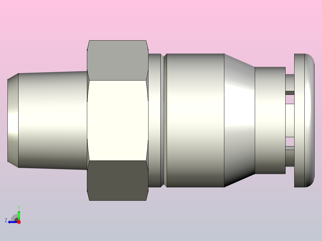 快插接头CRQS-1_8-8右视图