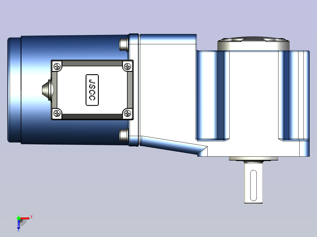 精研YR阻尼电机 40yr02-180俯视图