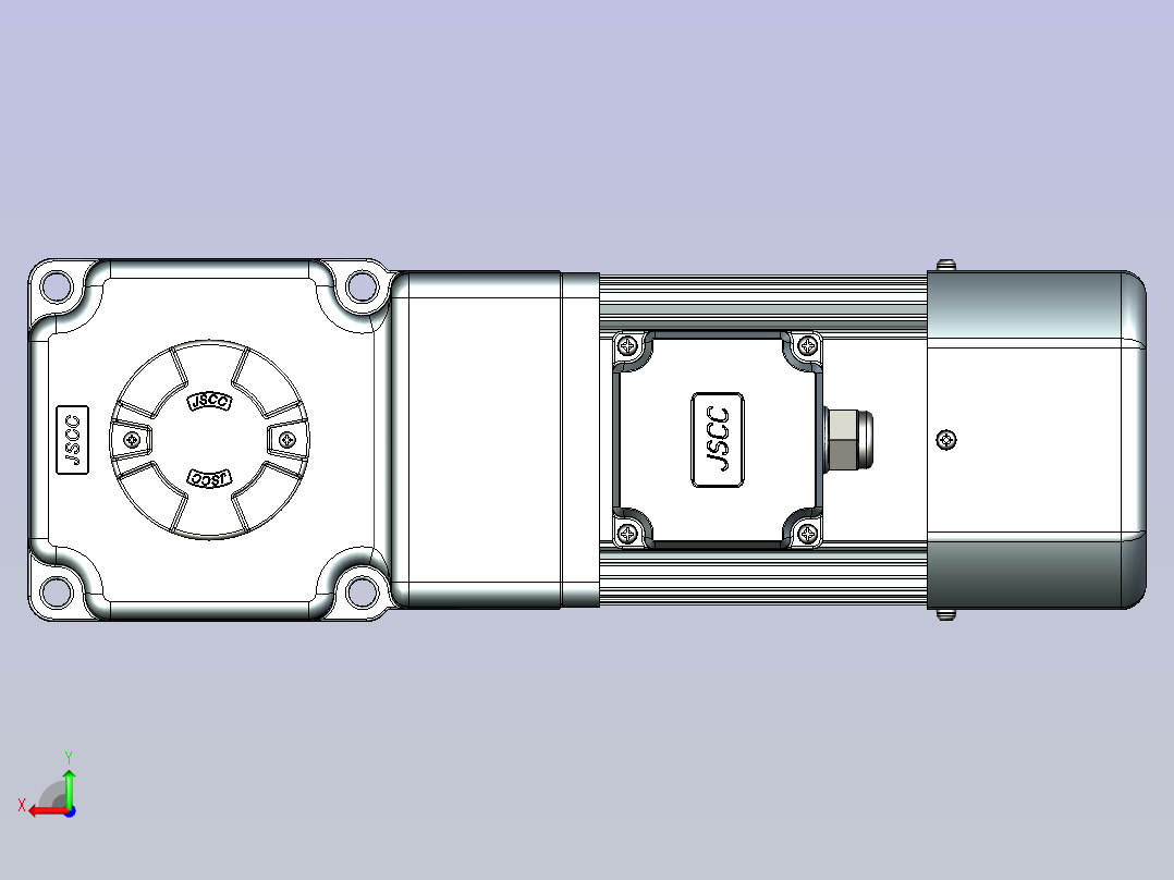 JSCC变频减速电机 f370rc-U后视图