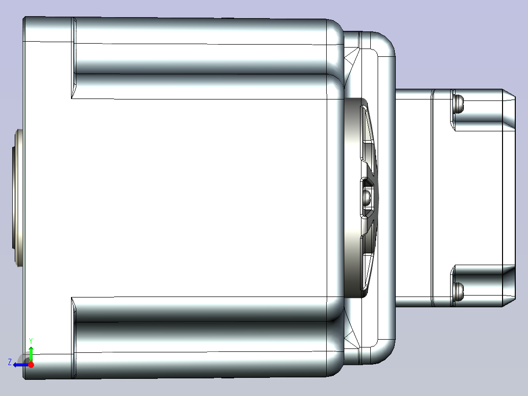JSCC变频减速电机 f370rc-U右视图