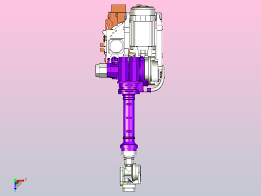 发那科FANUC_430 机器人三维模型图纸俯视缩略图
