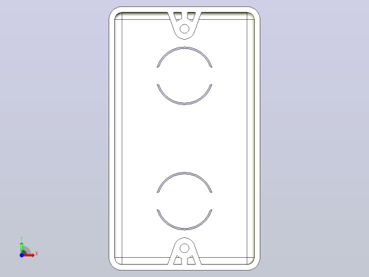 Caja Plástica 4英寸x 2英寸(导管)暗装暗盒插座预埋前视缩略图