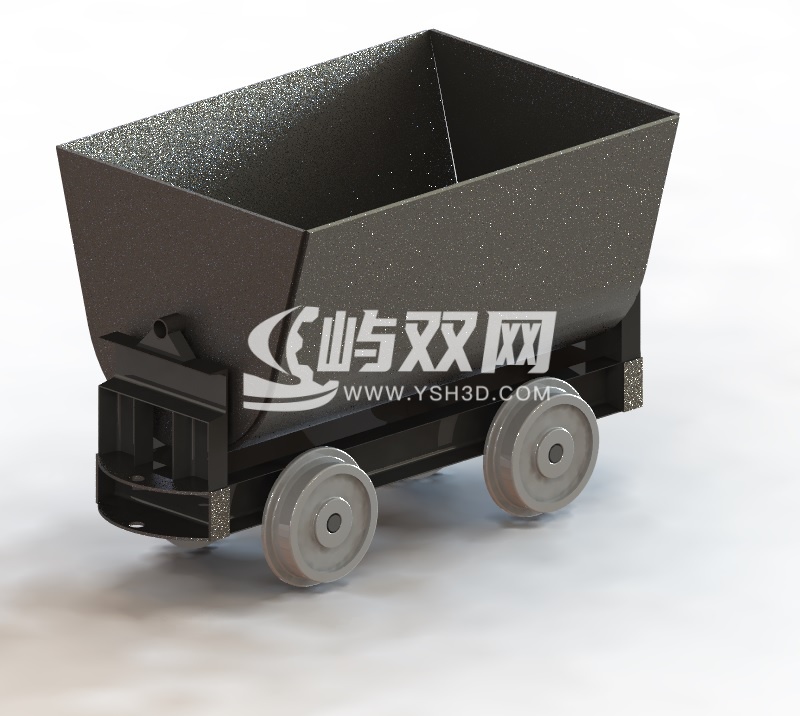 侧翻式轨道车