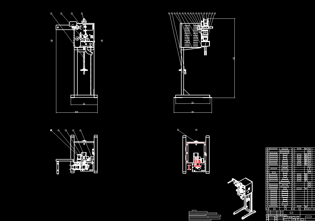 干燥剂调料包自动投包机CAD
