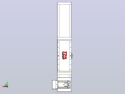 伺服电机集成皮带传动直线执行器TPA-OCB-140-256-L150-LU-P75-N3后视缩略图