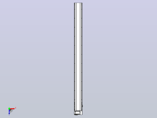 皮带直线轴半封闭可选导轨TPA-HNB-175D-140-L2100-RU-C-P75-N3俯视缩略图