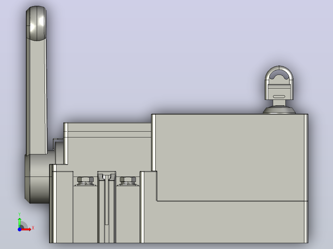 NH42B-16～100_2SZ 2P自动转换开关三维模型202202前视图