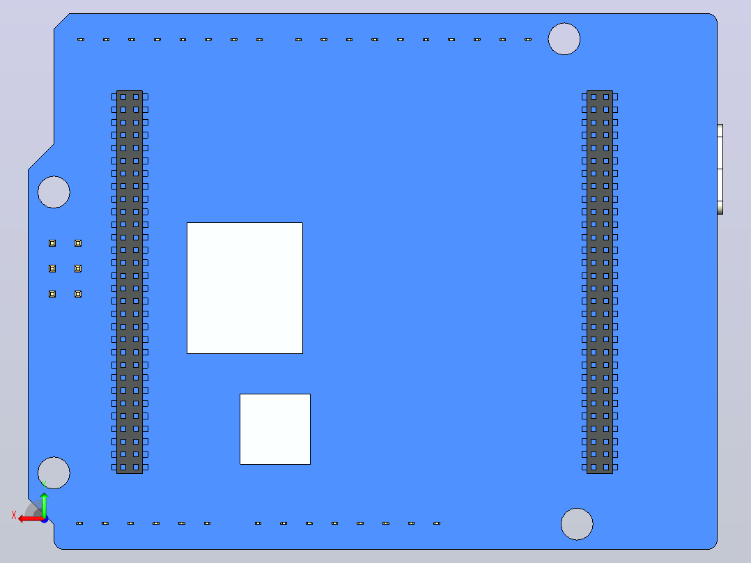 微处理器 (MPU) 与STM32U585微控制器 (MCU) 实时互连后视图