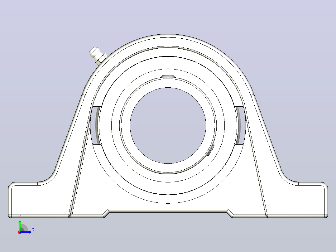 SKF Y型轴承左视图