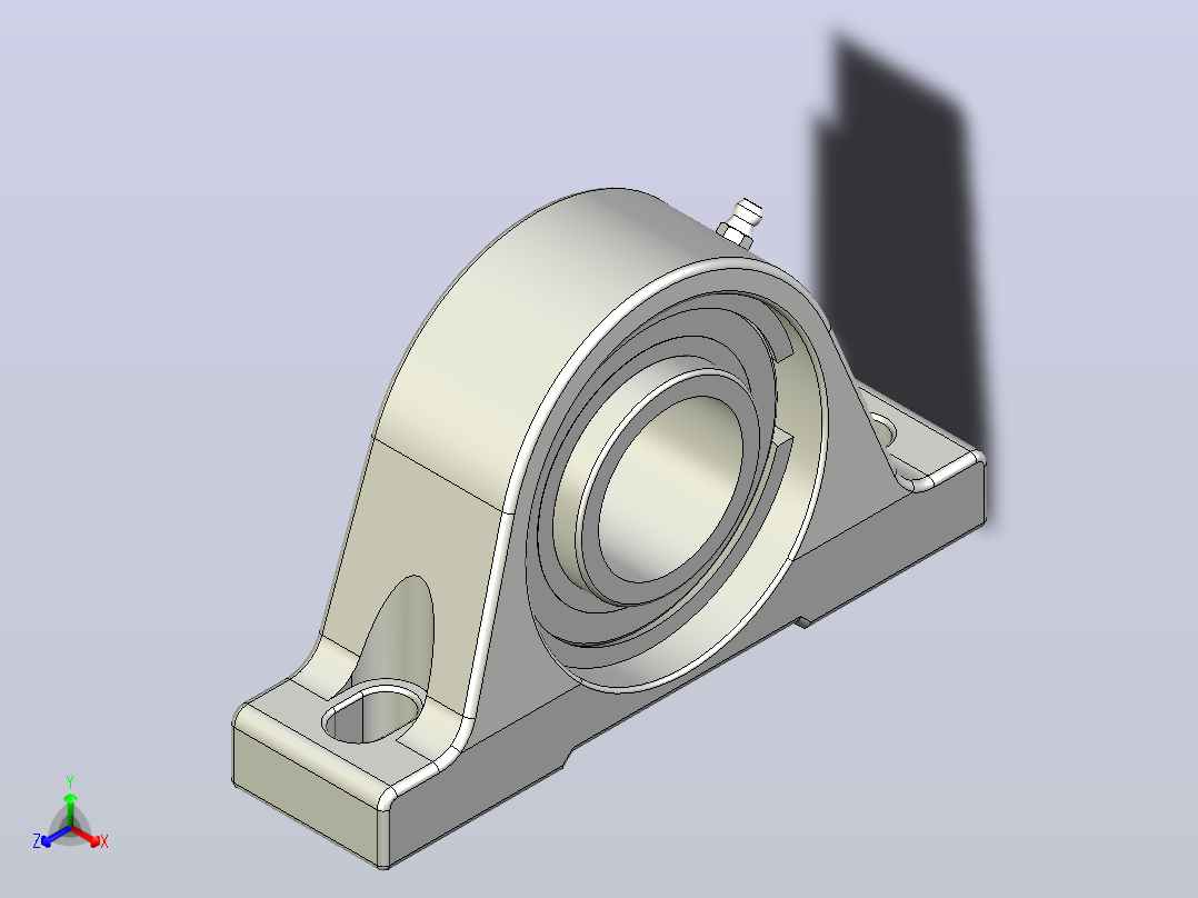 SKF Y型轴承正等轴测图