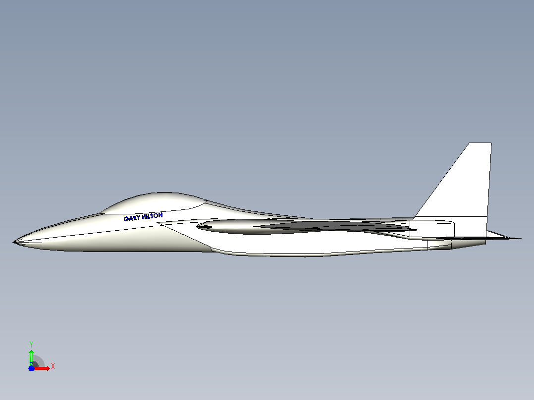 F-15鹰战斗机前视图