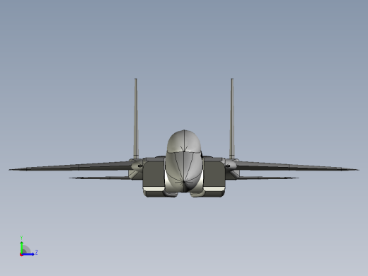 F-15鹰战斗机左视缩略图