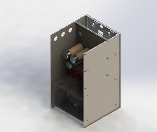 10kV充气柜户外箱 3D图 机械设备 3D模型图纸 设计素材缩略图