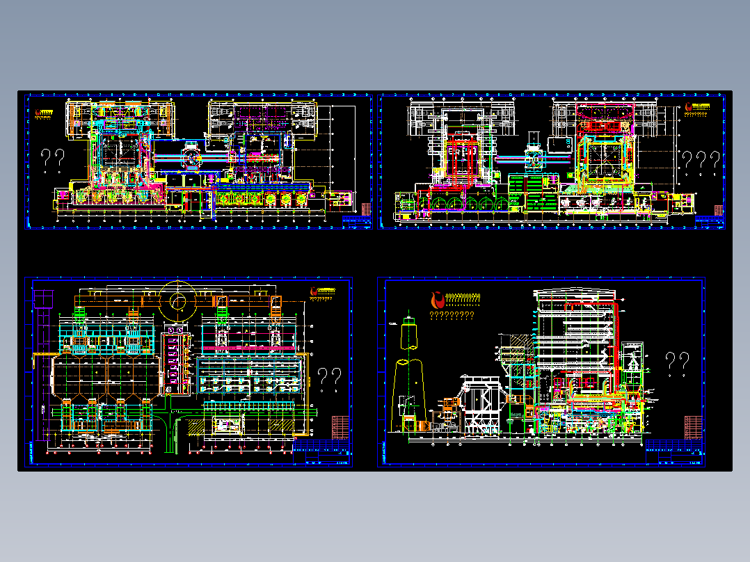 电厂锅炉各部设计详图4张