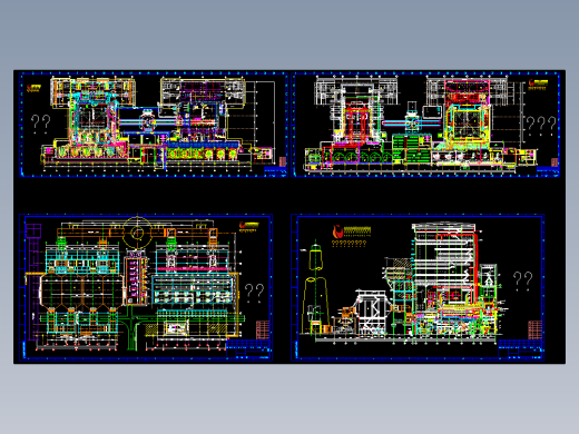 电厂锅炉各部设计详图4张