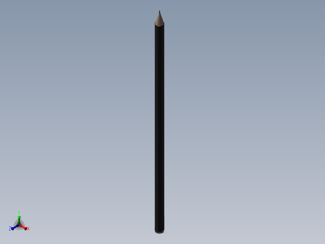 铅笔正等轴测图