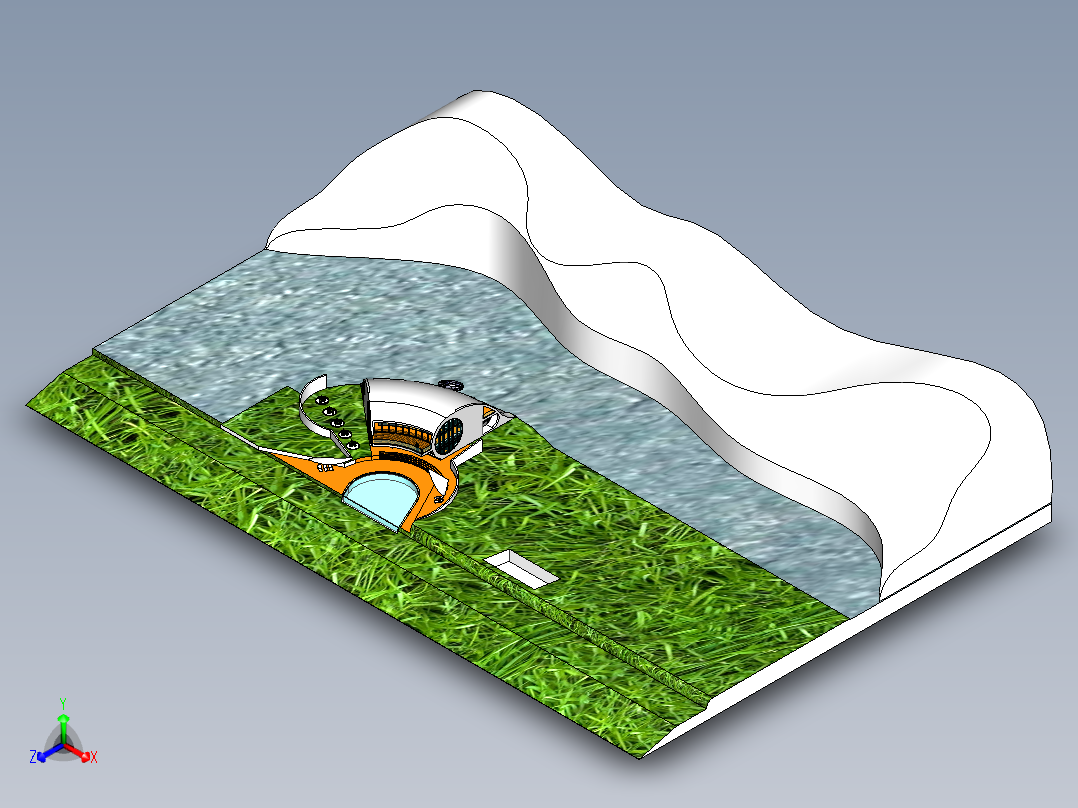 房子模型设计正等轴测图