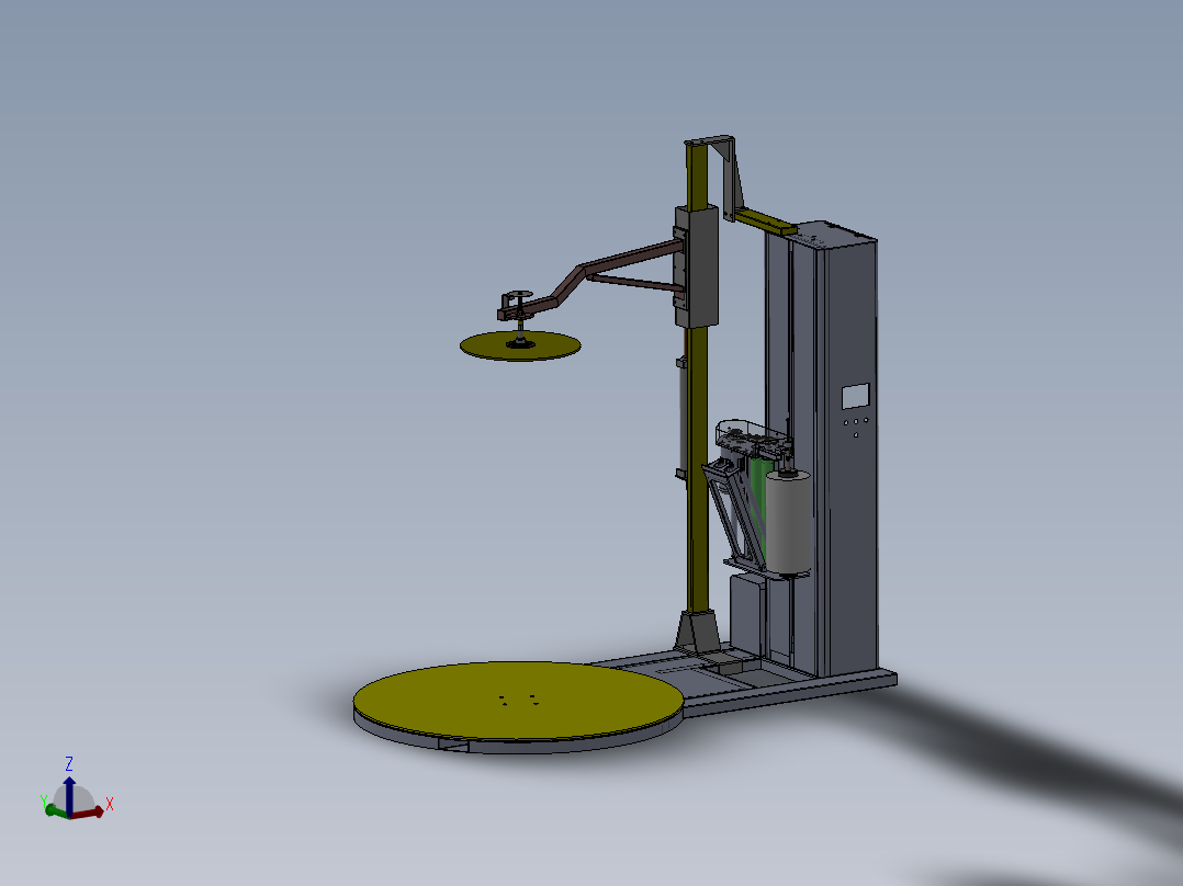 E173 气缸压顶式缠绕机