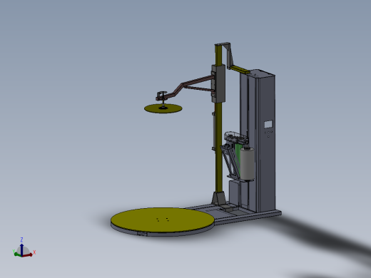 E173 气缸压顶式缠绕机