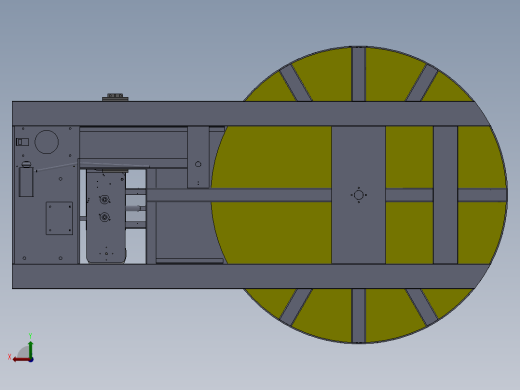 E173 气缸压顶式缠绕机后视缩略图