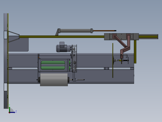 E173 气缸压顶式缠绕机左视缩略图