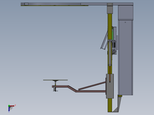 E173 气缸压顶式缠绕机俯视缩略图
