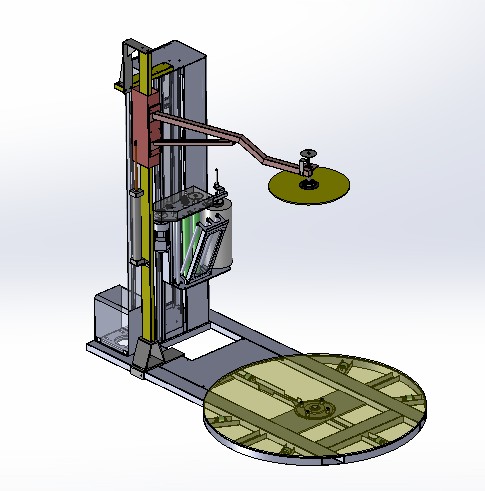 E173 气缸压顶式缠绕机