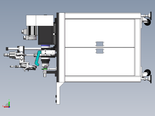 两头绕线机3D图纸 E301后视缩略图