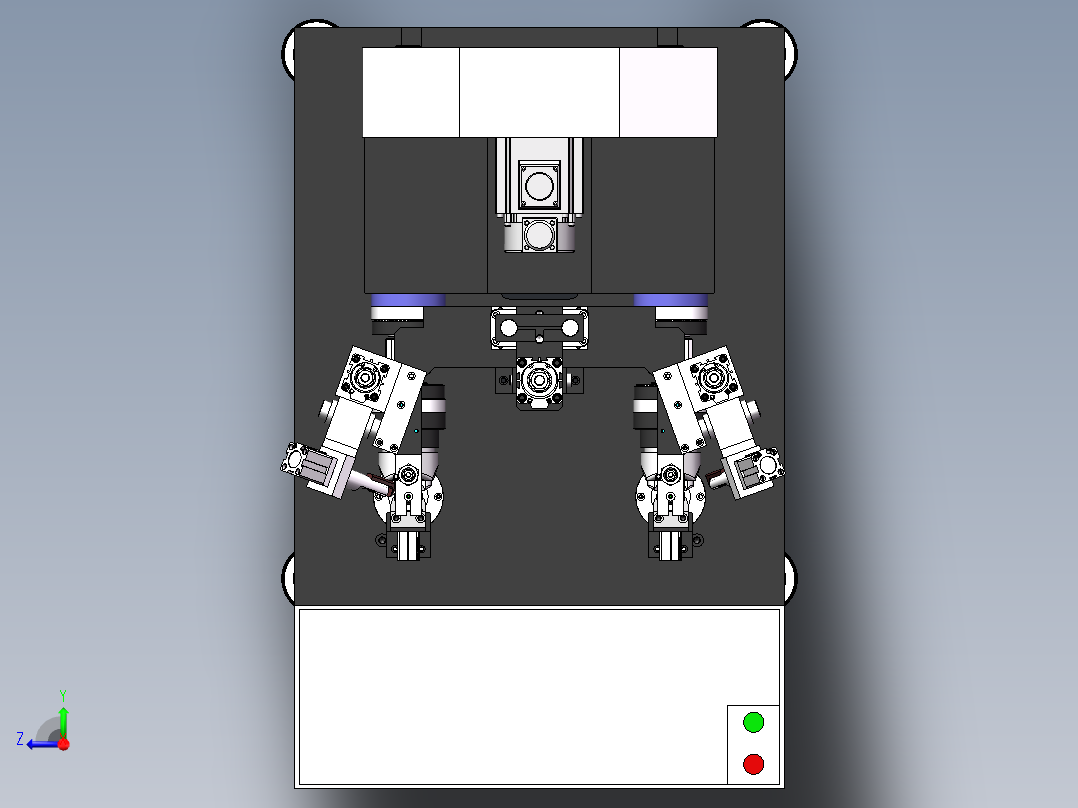 两头绕线机3D图纸 E301右视图