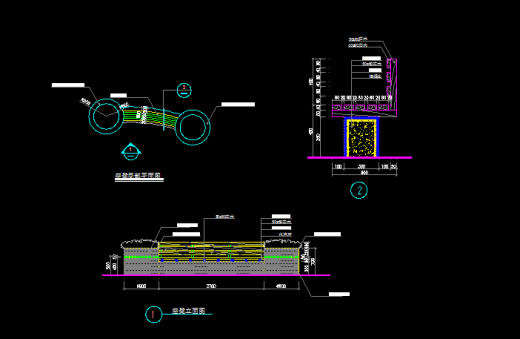园林景观室外休闲座椅子坐凳子沙发凳施工图大样详图CAD图纸素材缩略图