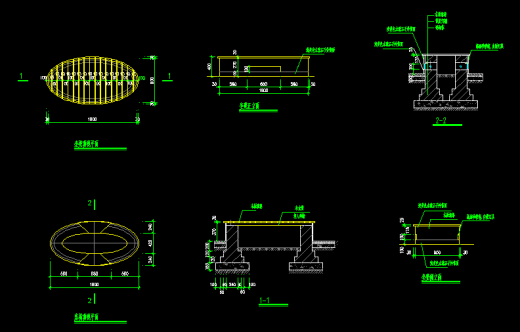 园林景观室外休闲座椅子坐凳子沙发凳施工图大样详图CAD图纸素材缩略图