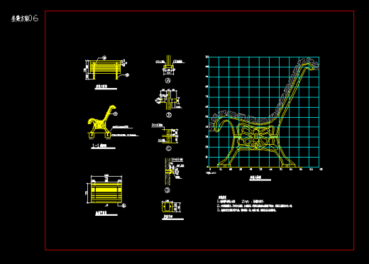 园林景观室外休闲座椅子坐凳子沙发凳施工图大样详图CAD图纸素材缩略图