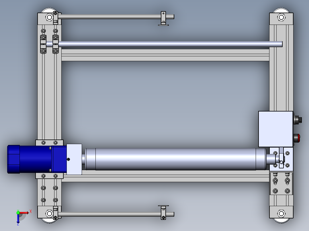 WS500B送料机俯视图