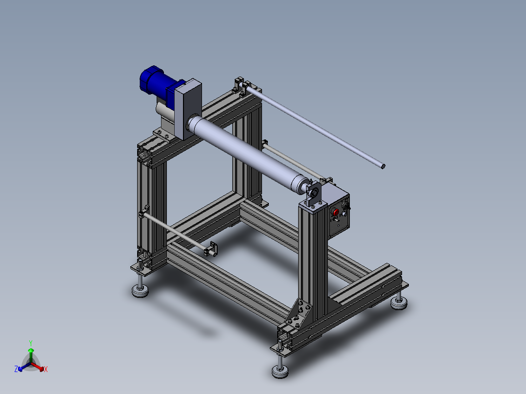 WS500B送料机正等轴测图