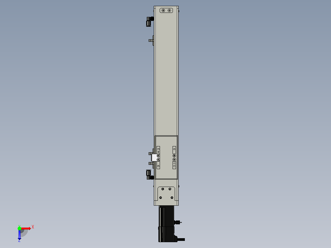 Toyo东佑达直线模组-ECH6-300-BC-反俯视图