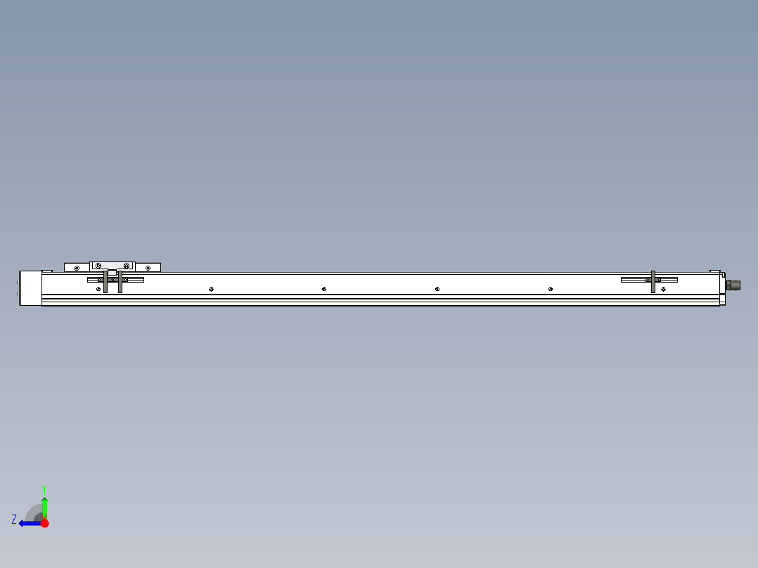 Toyo东佑达直线模组-ECH10-950-BR-100W右视图