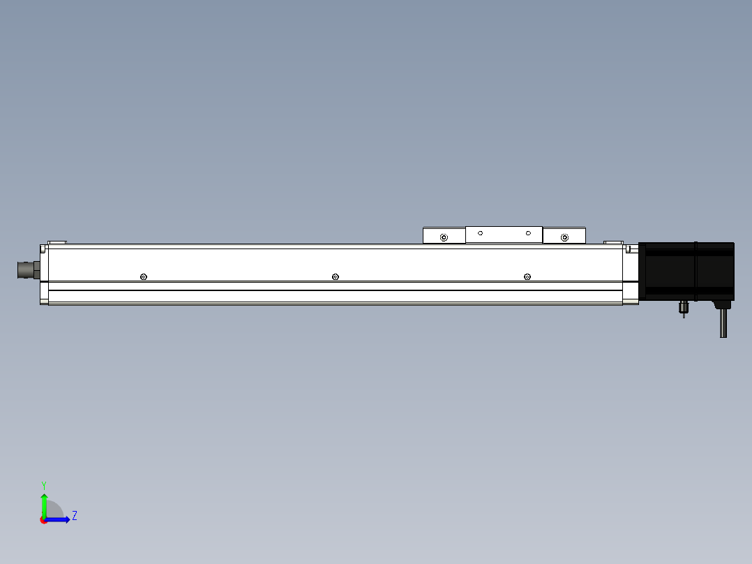 Toyo东佑达直线模组-ECH12-350-BC-200W左视图