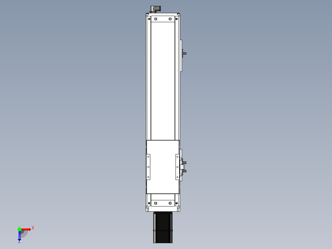Toyo东佑达直线模组-ECH12-350-BC-200W俯视图