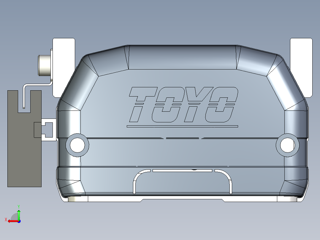 Toyo东佑达直线模组-ETH10-50-BC-100W+煞車后视图