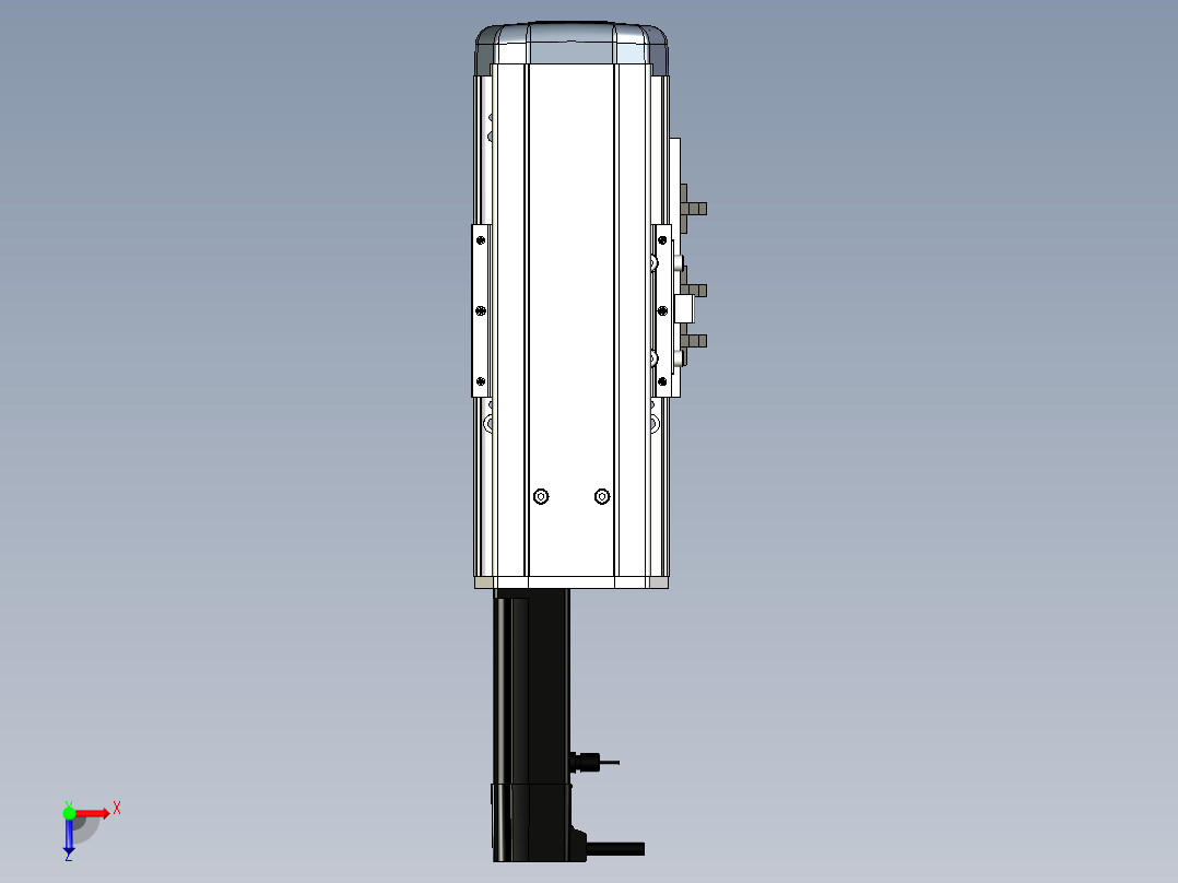 Toyo东佑达直线模组-ETH10-50-BC-100W+煞車俯视图