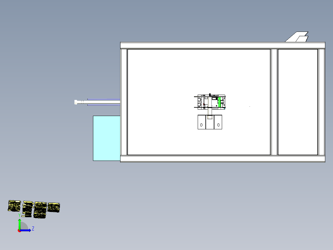 A13_茶叶内外袋真空包装机左视图