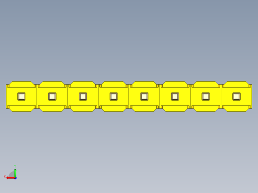 彩色公头100mil（2.54mm）系列-DS1021_yellow_1x08p_100mil_Type5_rev1.0后视缩略图