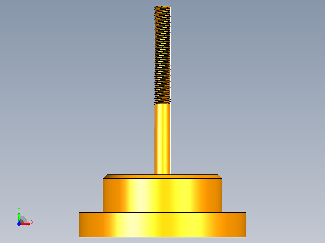 锥齿轮座钻孔夹具（CAD图+UG三维）前视图