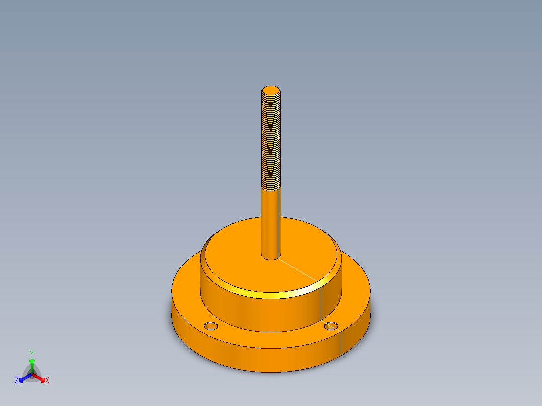 锥齿轮座钻孔夹具（CAD图+UG三维）正等轴测图