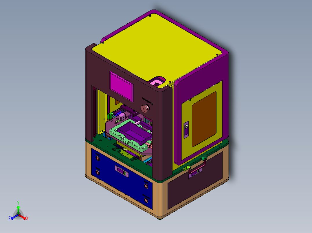 下顶式气控压膜机