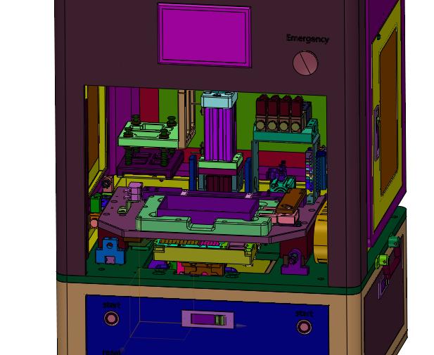 下顶式气控压膜机